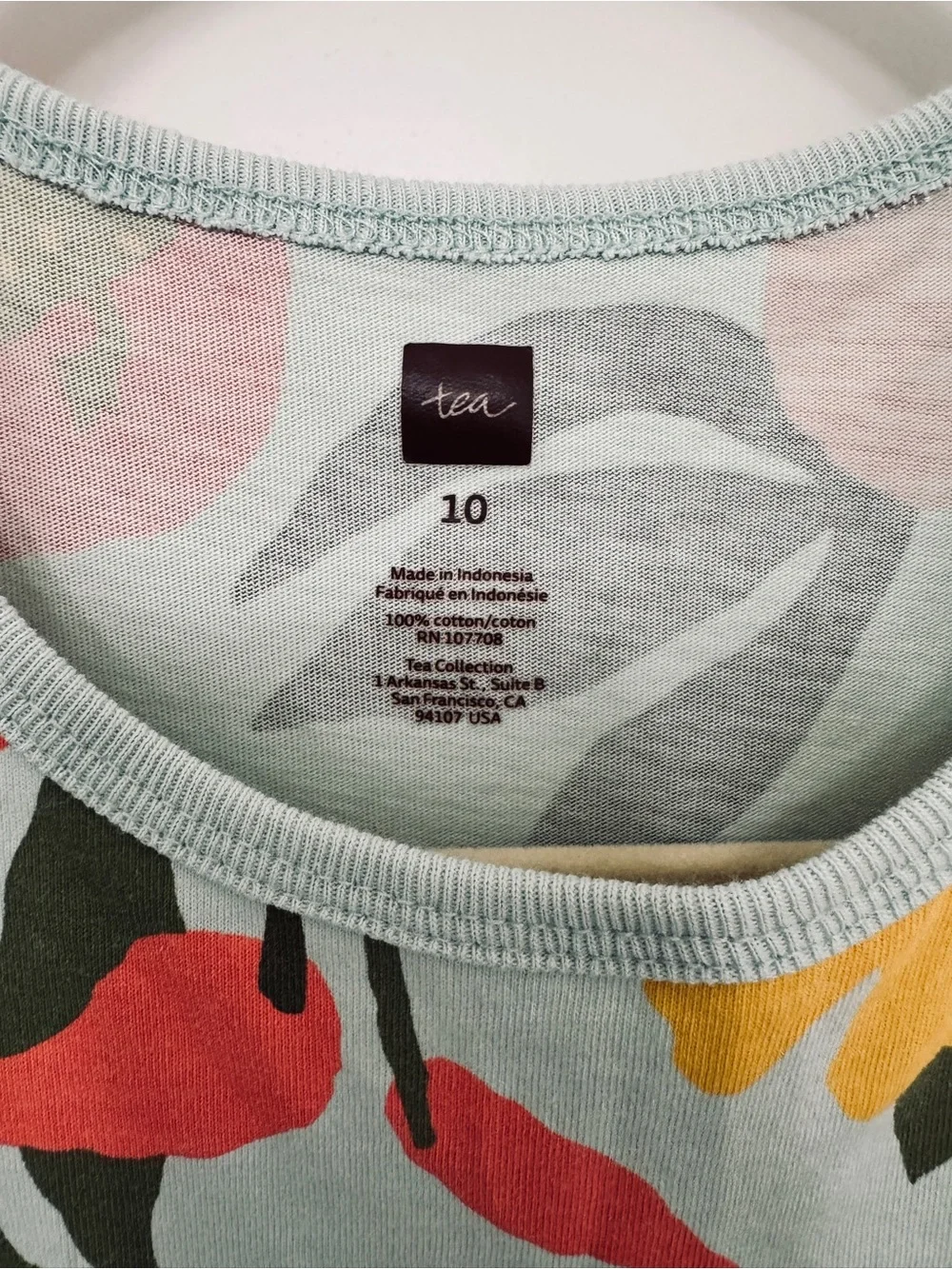 Tea Collection Girls Tank Dress Tropical Floral 10